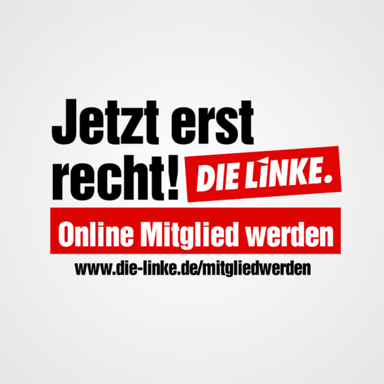 Online Mitglied werden - Link auf die Homepage der Bundespartei DIE LINKE